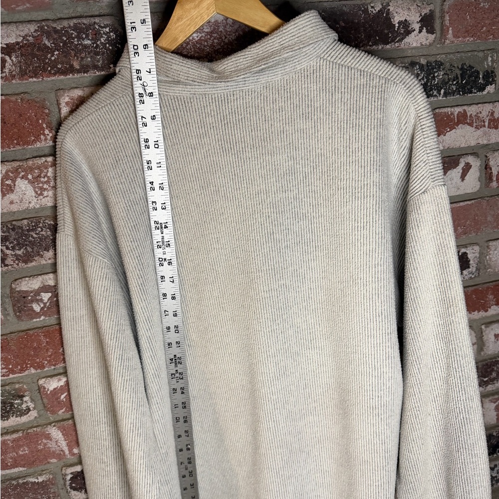 Men's San Francisco Trams Gray Corduroy Quarter-Zip Sweater - Picture 7 of 8